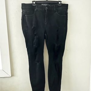 Ripped bombshell jeans